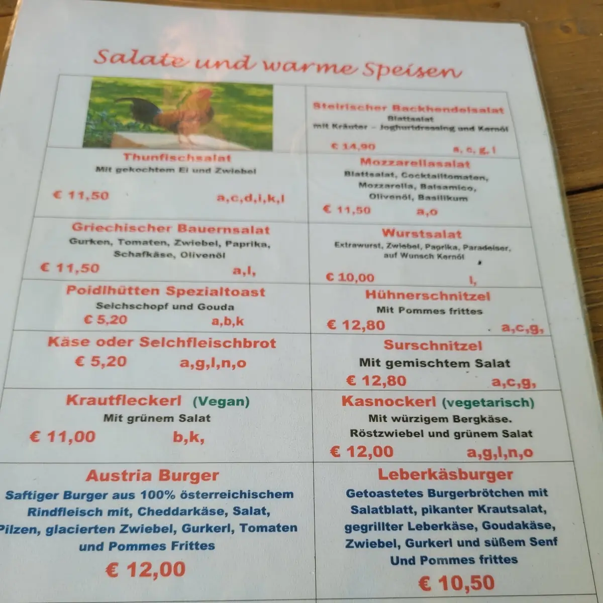 Speisekarte photo 7