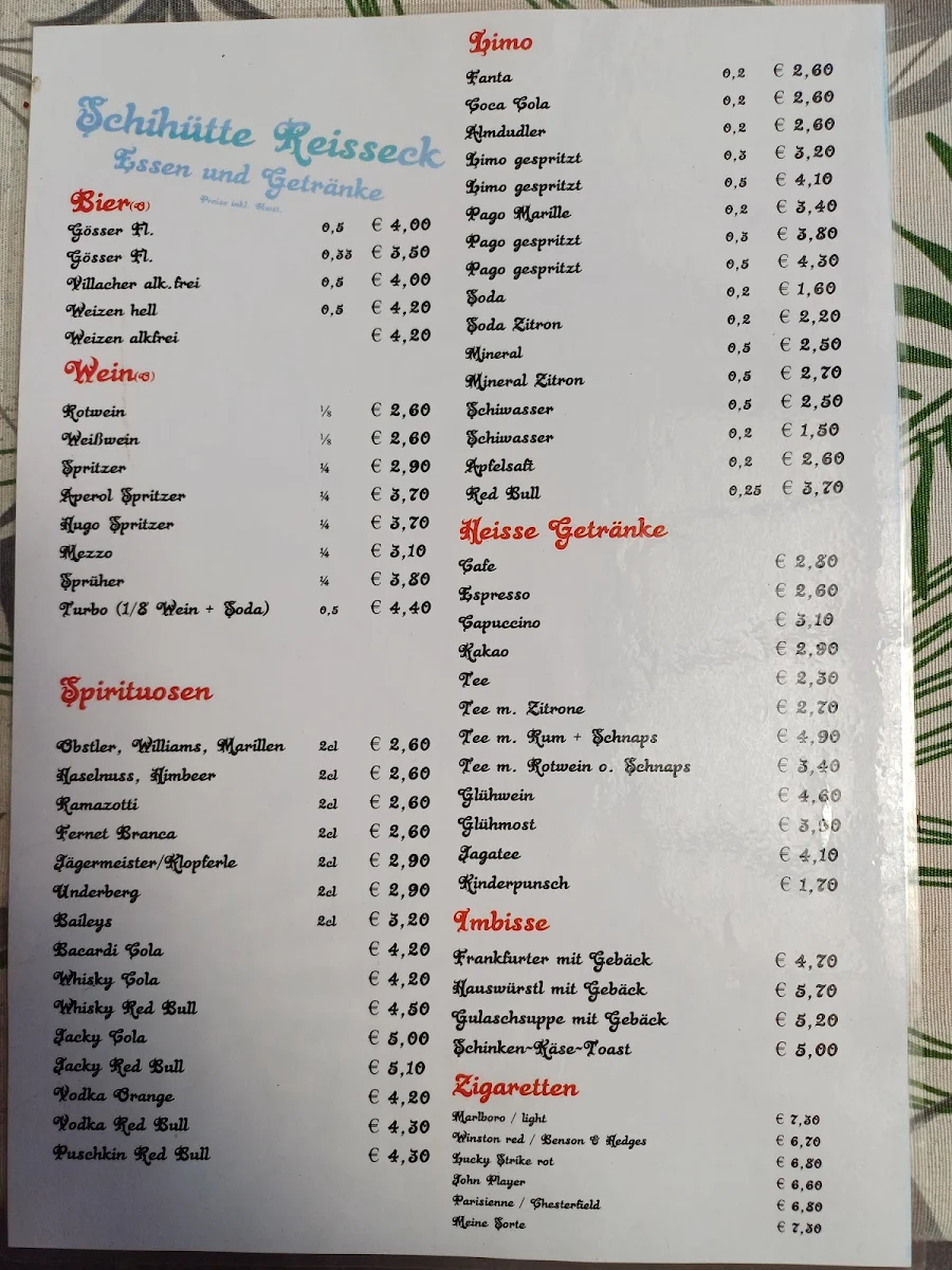 Speisekarte photo 1