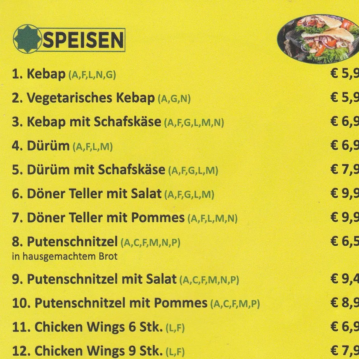 Speisekarte photo 4