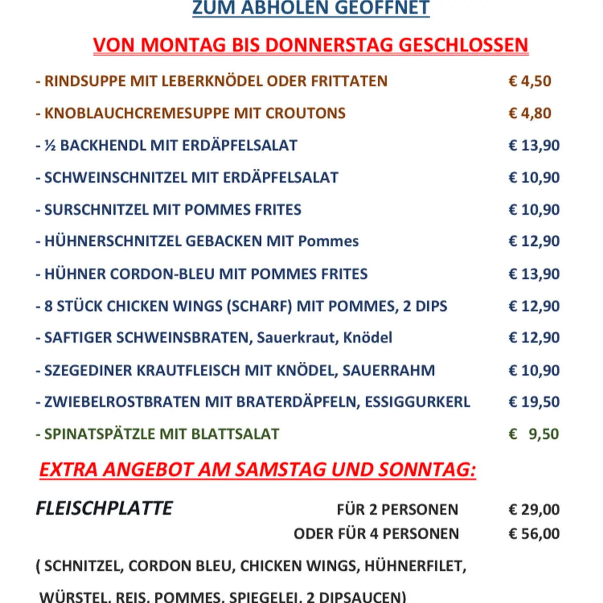 Speisekarte photo 10