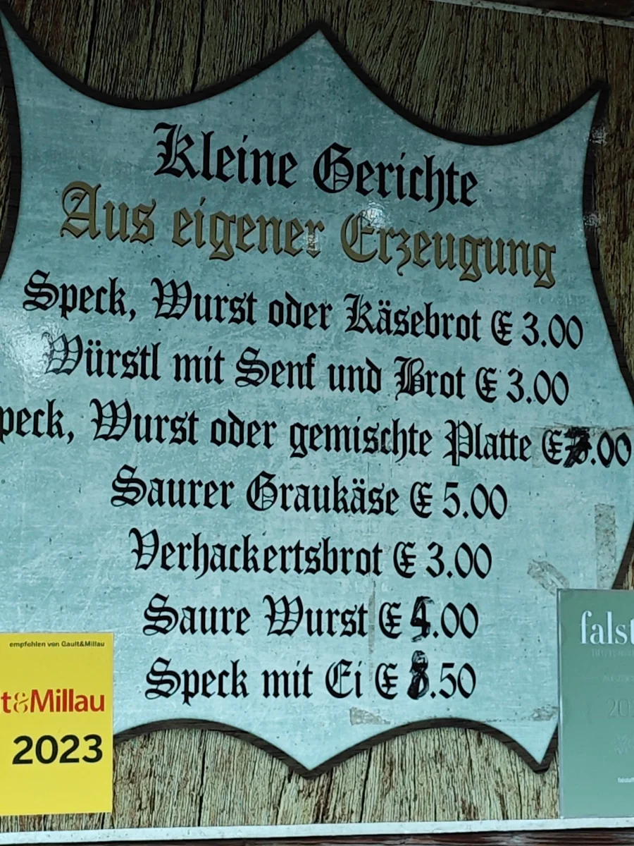 Speisekarte photo 1
