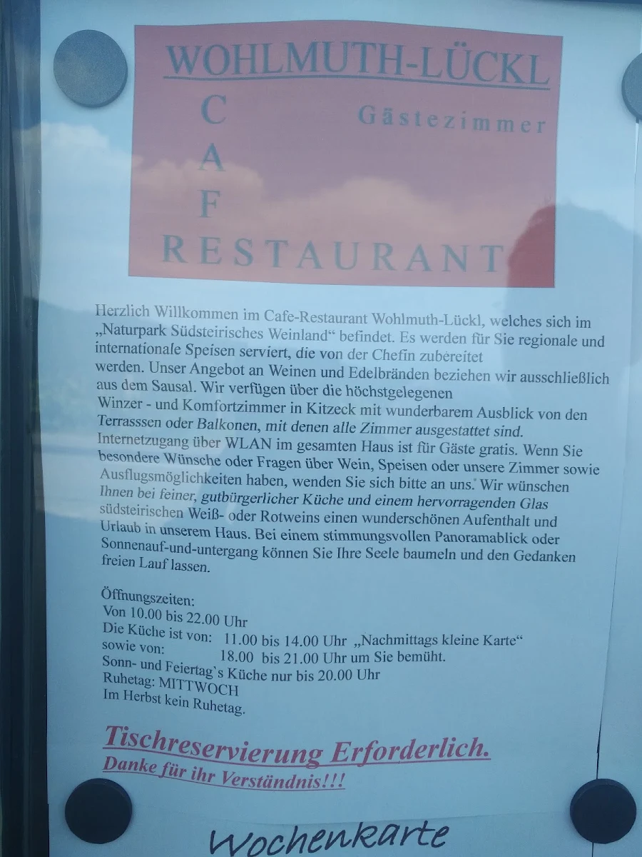 Speisekarte photo 1