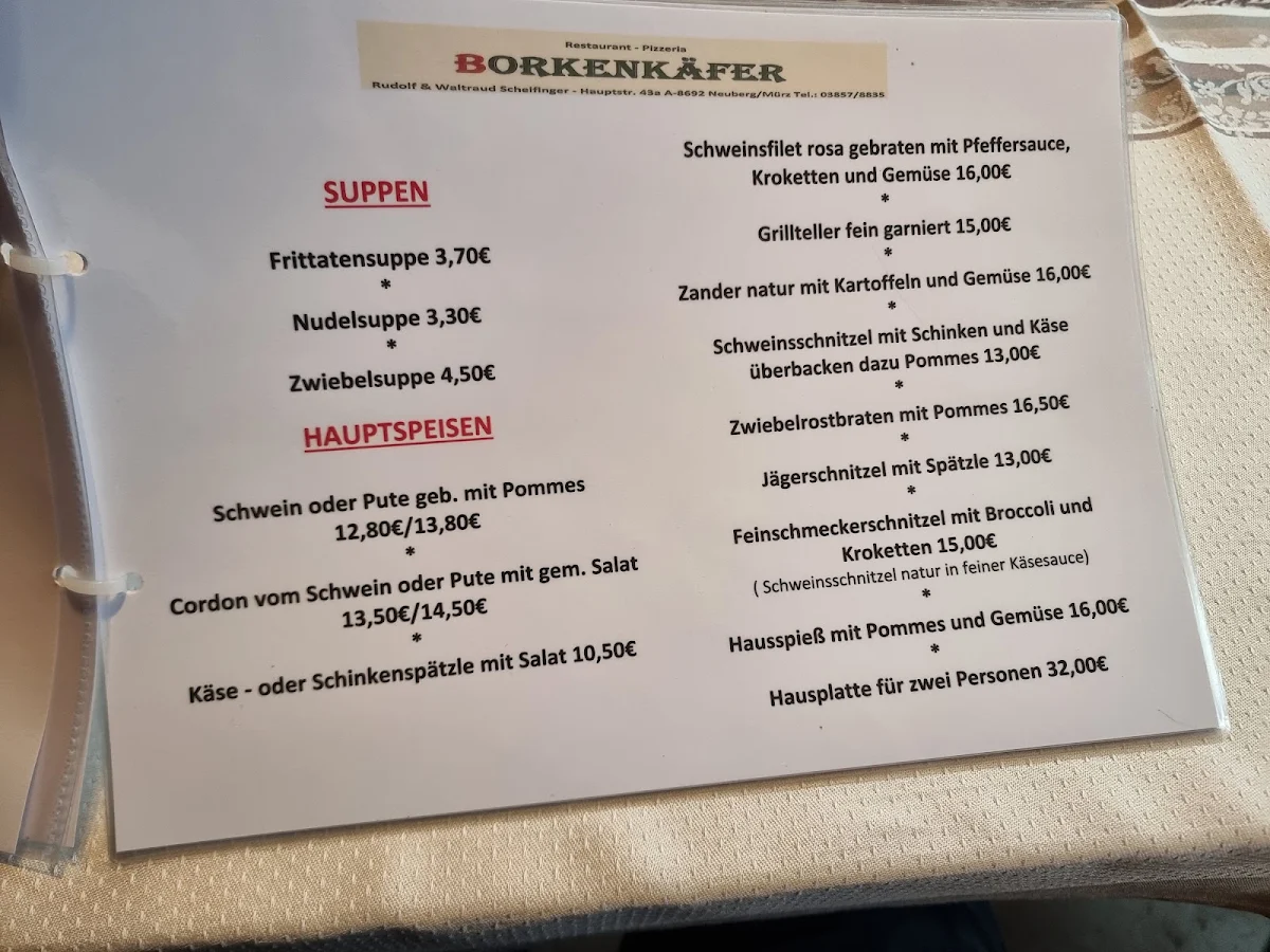 Speisekarte photo 1