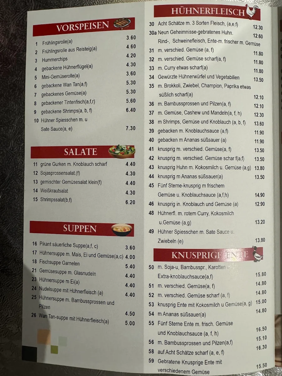 Speisekarte photo 2