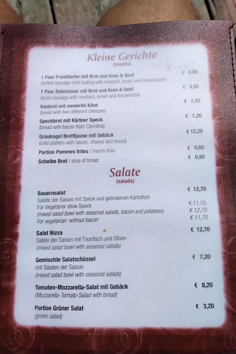 Speisekarte photo 5