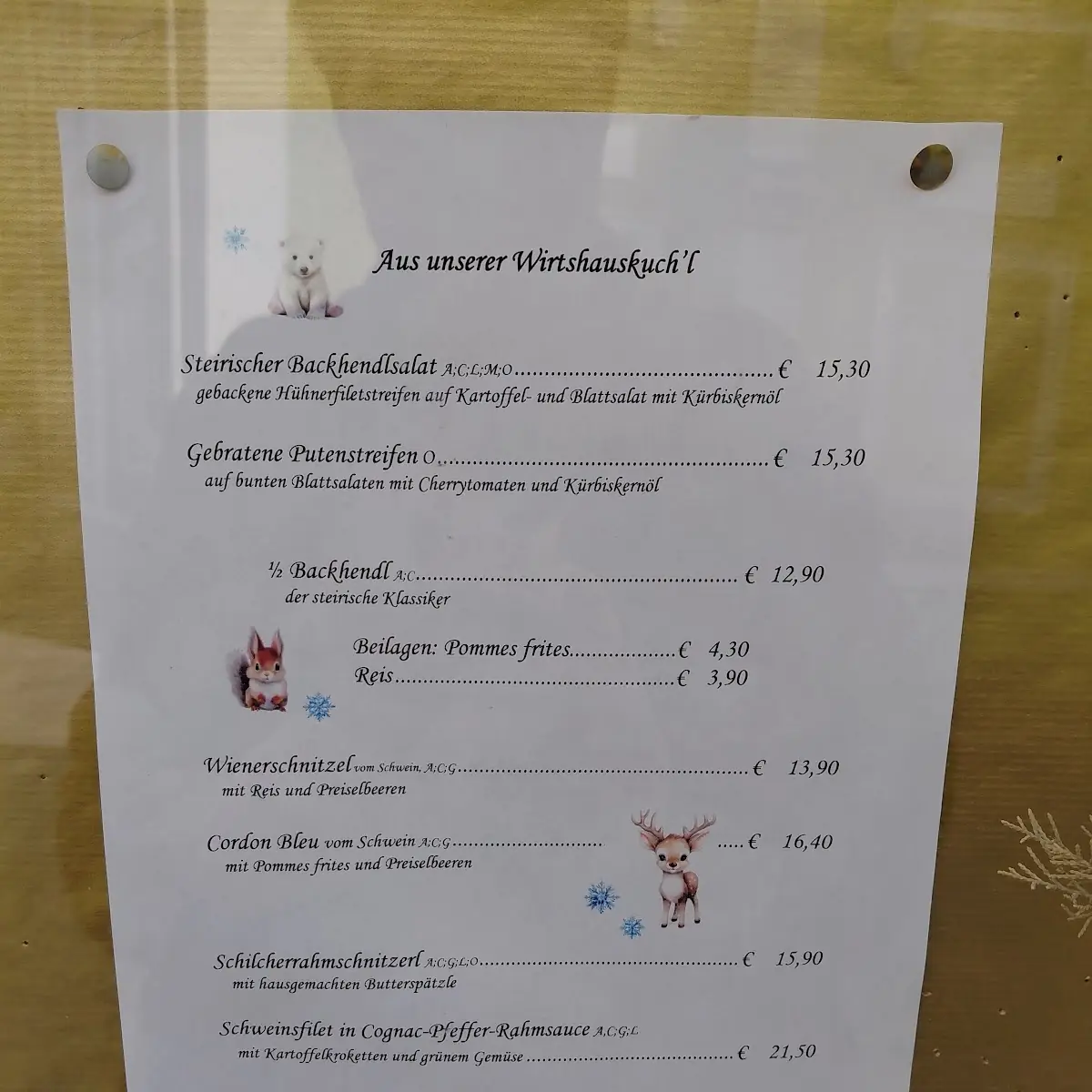 Speisekarte photo 2