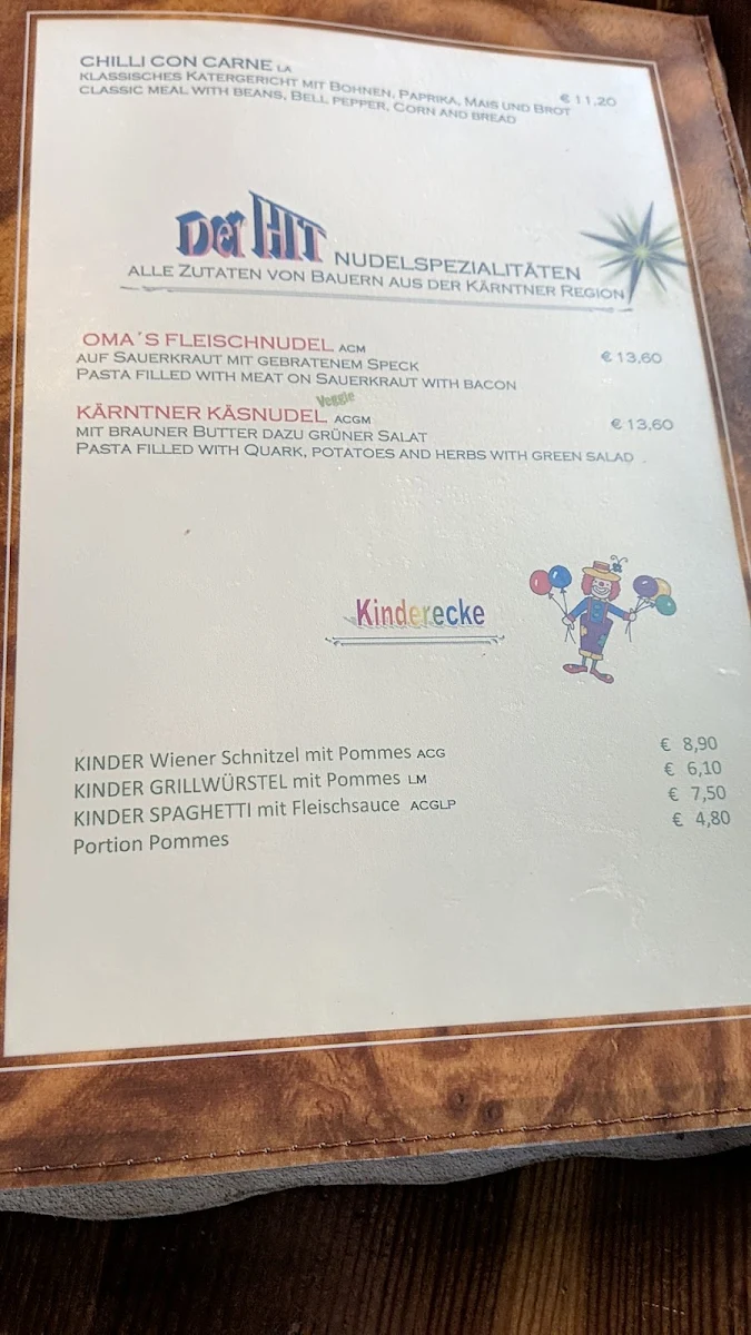 Speisekarte photo 3