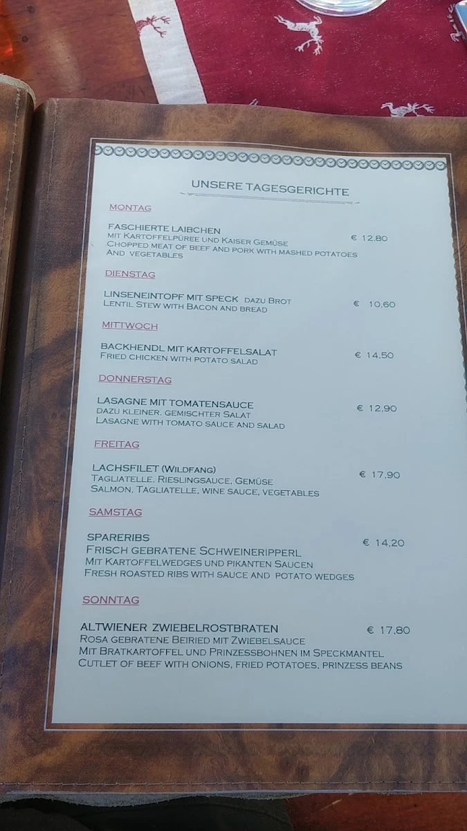 Speisekarte photo 4