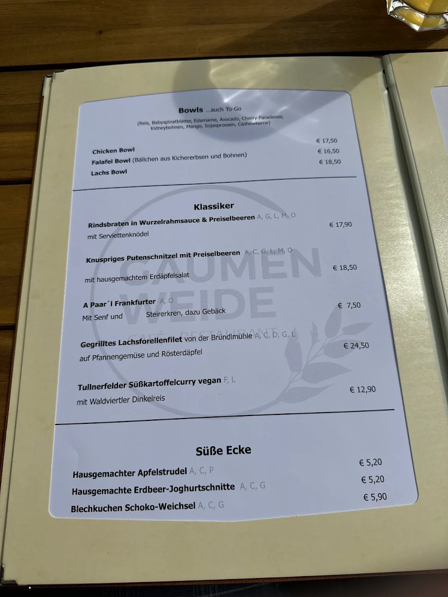 Speisekarte photo 3
