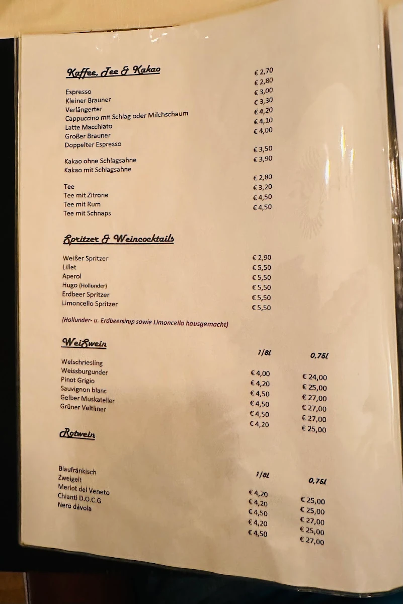 Speisekarte photo 1
