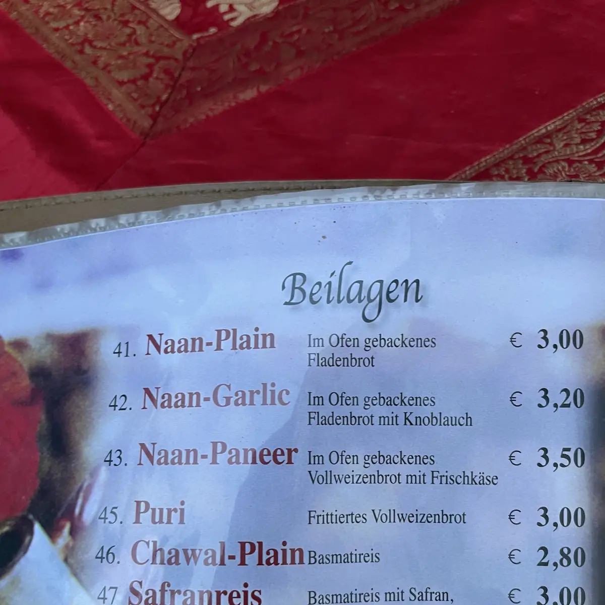 Speisekarte photo 1