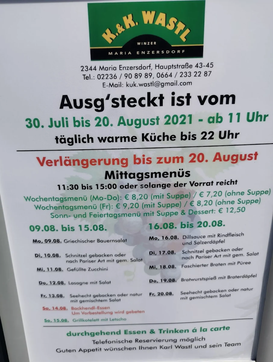 Speisekarte photo 1