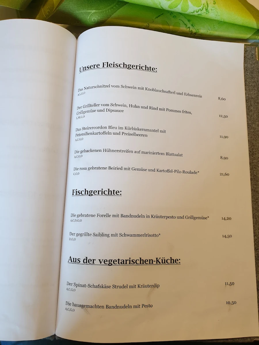 Speisekarte photo 3