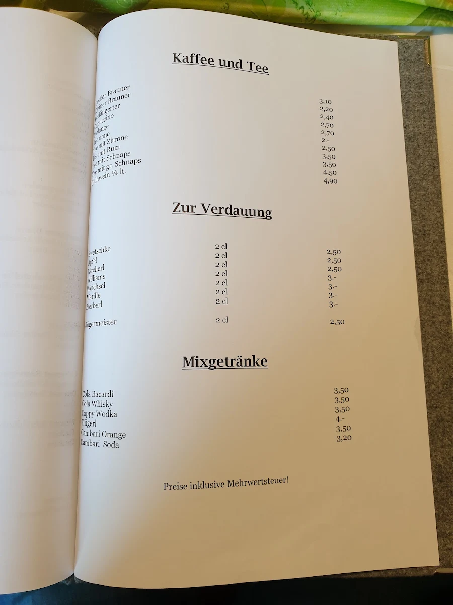 Speisekarte photo 4