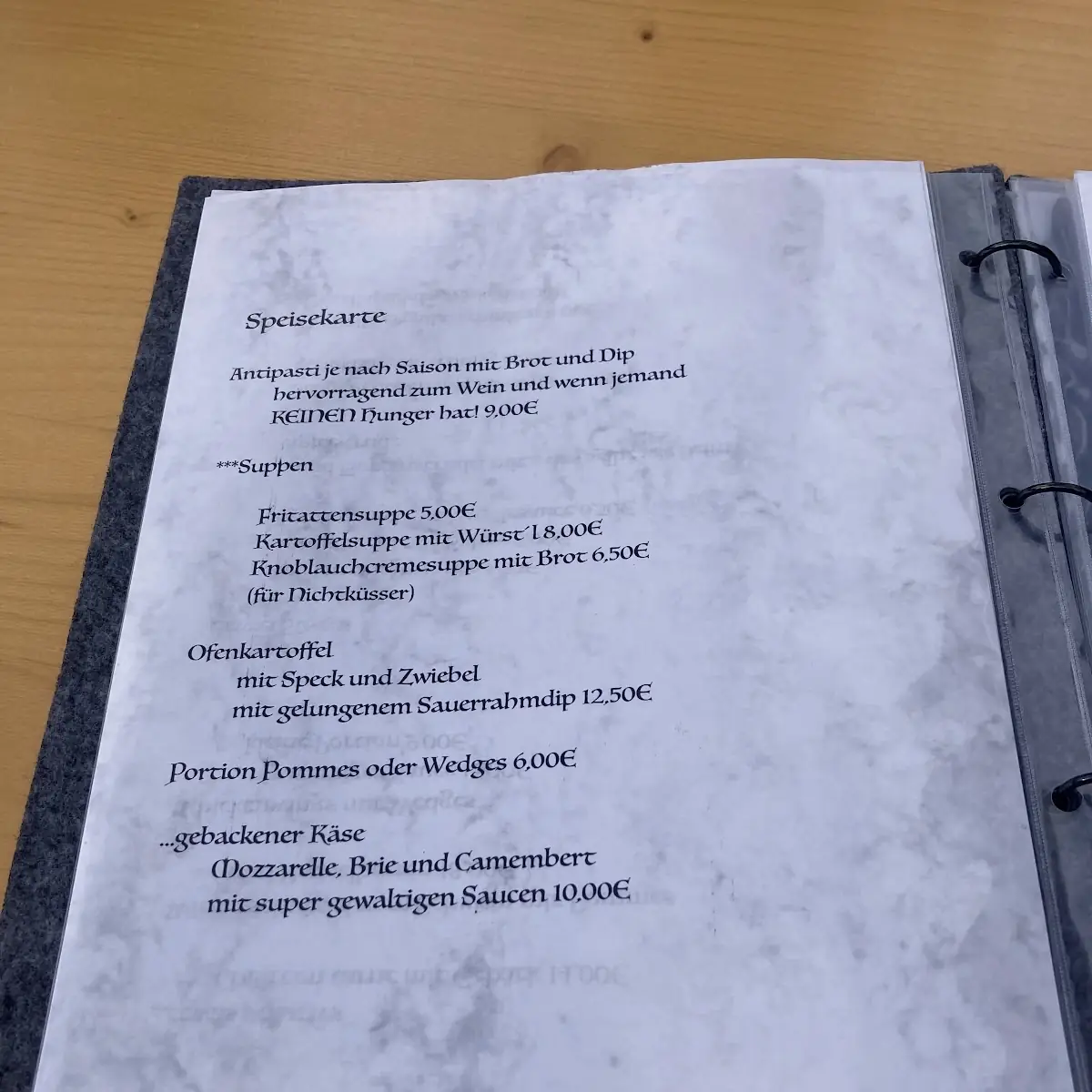 Speisekarte photo 6