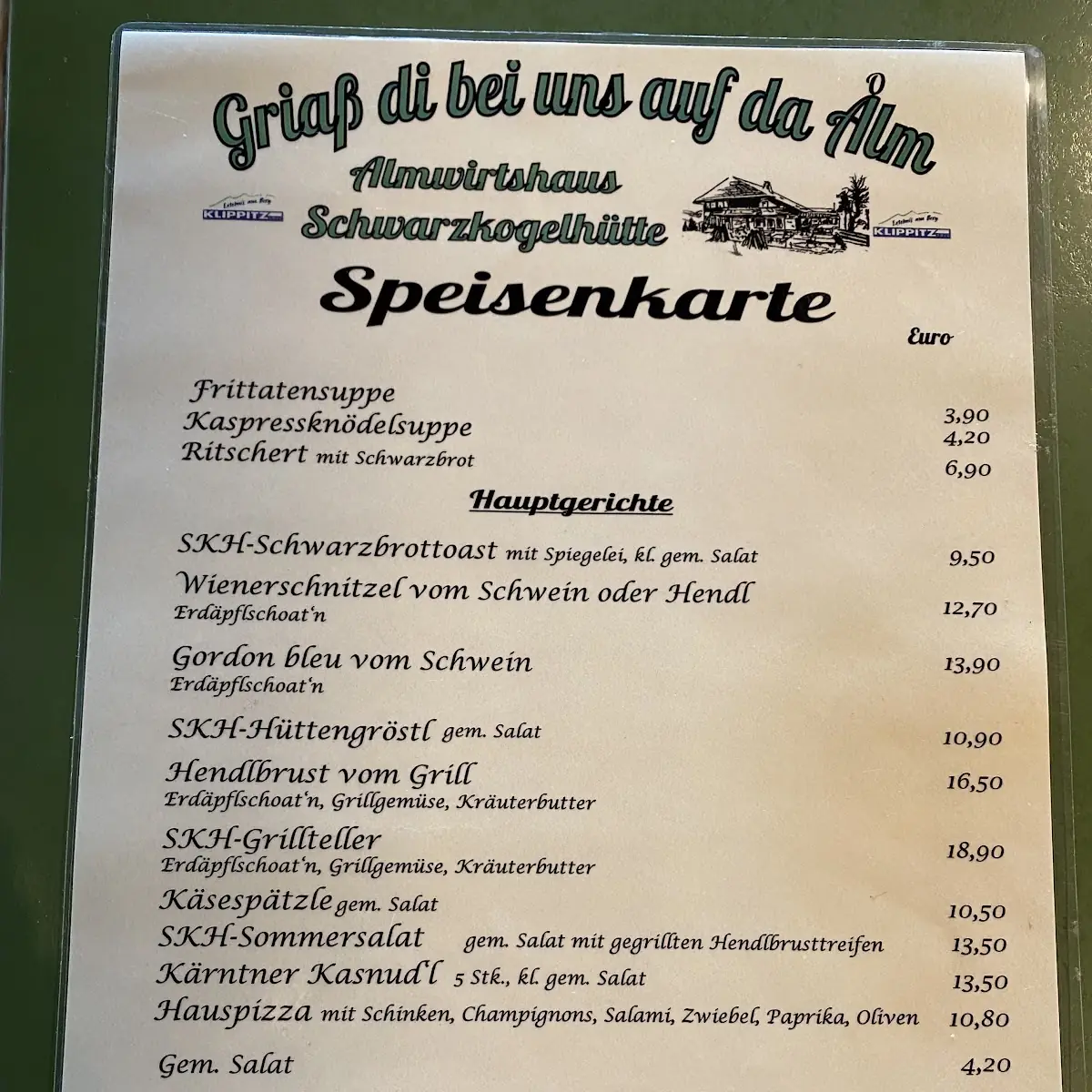 Speisekarte photo 1