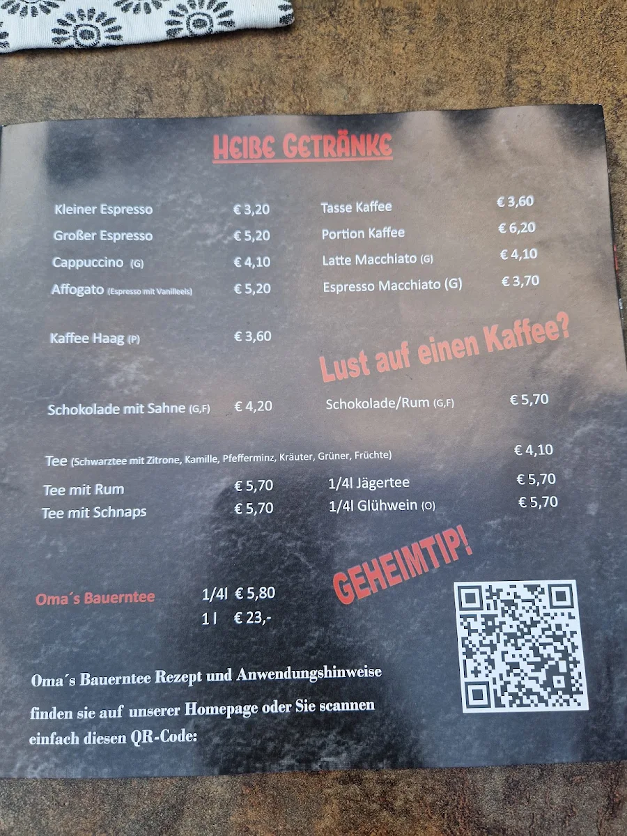 Speisekarte photo 2