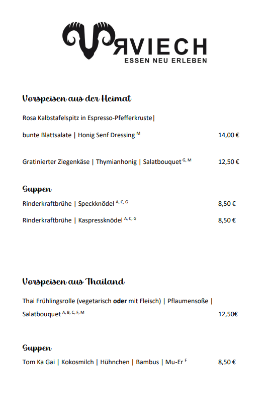 Speisekarte photo 5
