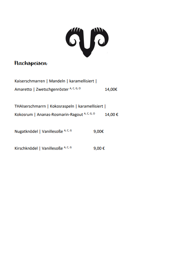 Speisekarte photo 6