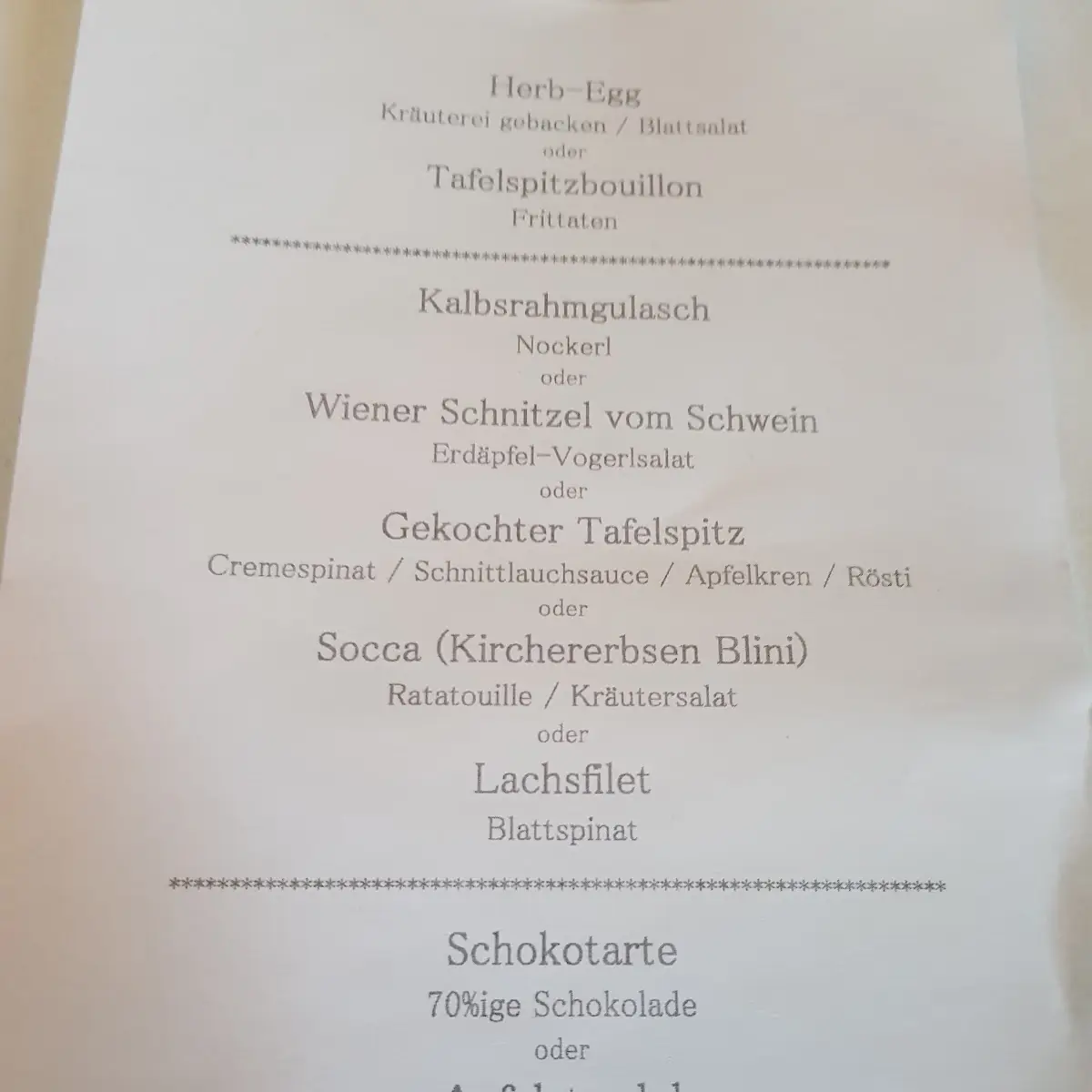 Speisekarte photo 4