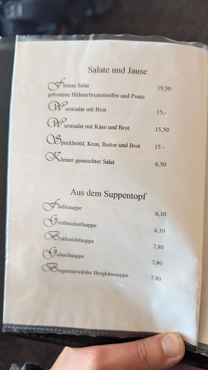 Speisekarte photo 3