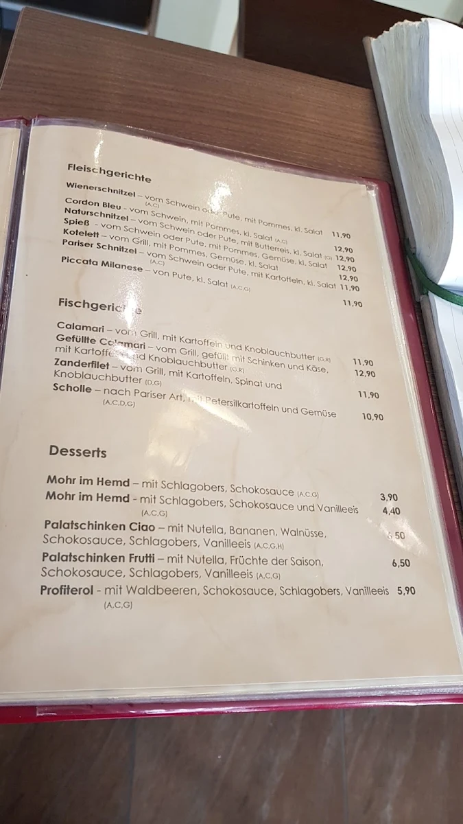 Speisekarte photo 2