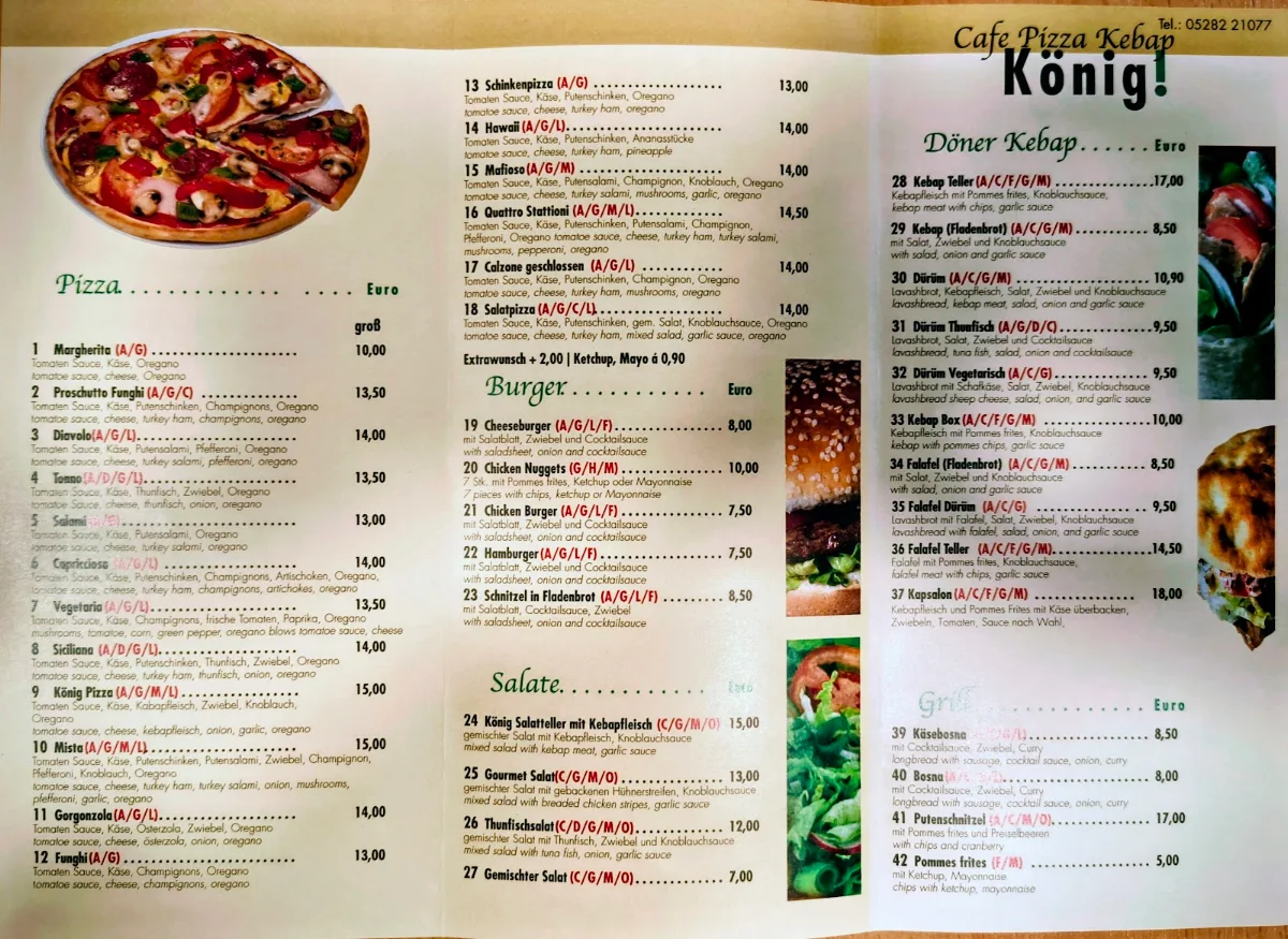 Speisekarte photo 1