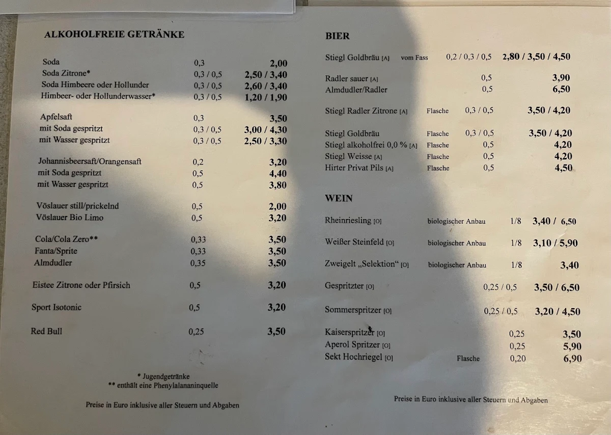Speisekarte photo 3