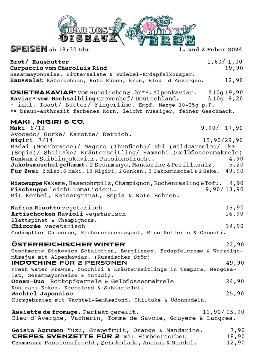Speisekarte photo 3