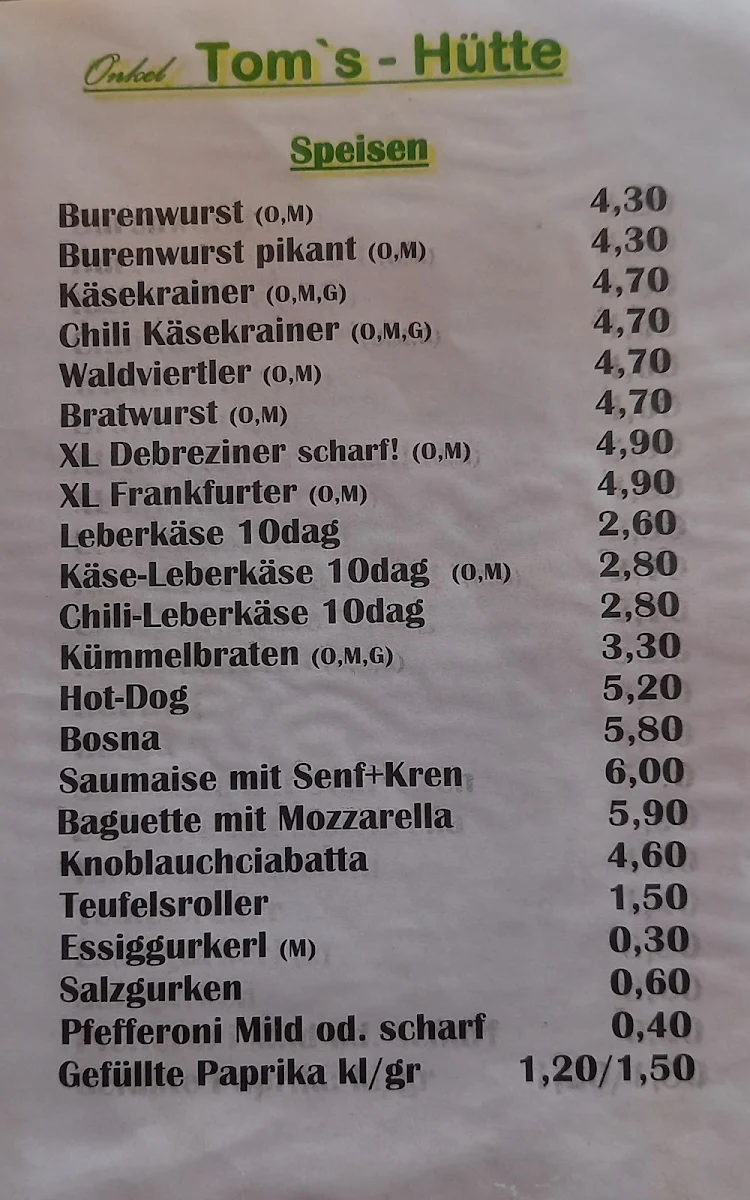 Speisekarte photo 1