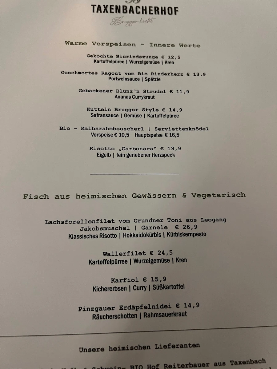 Speisekarte photo 2