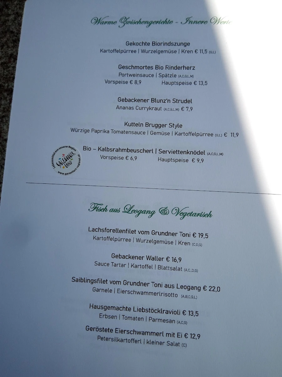 Speisekarte photo 5