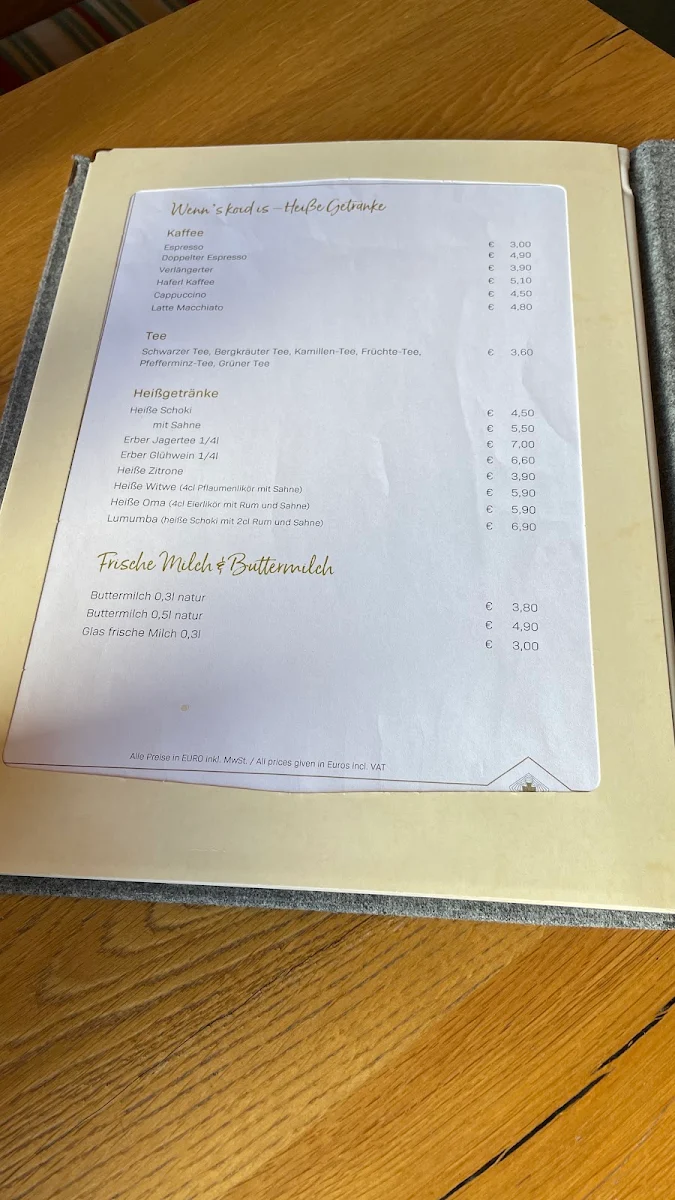 Speisekarte photo 3