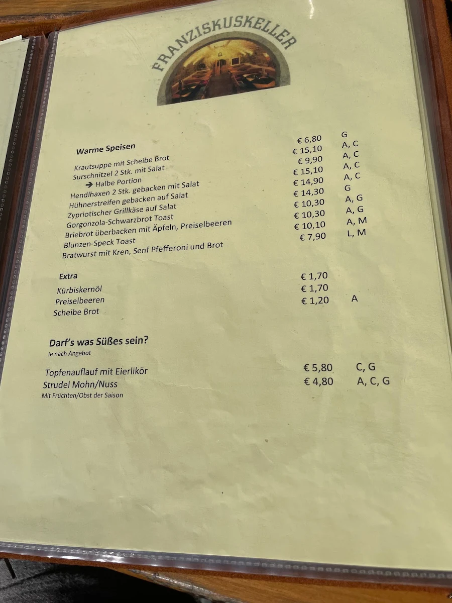 Speisekarte photo 2