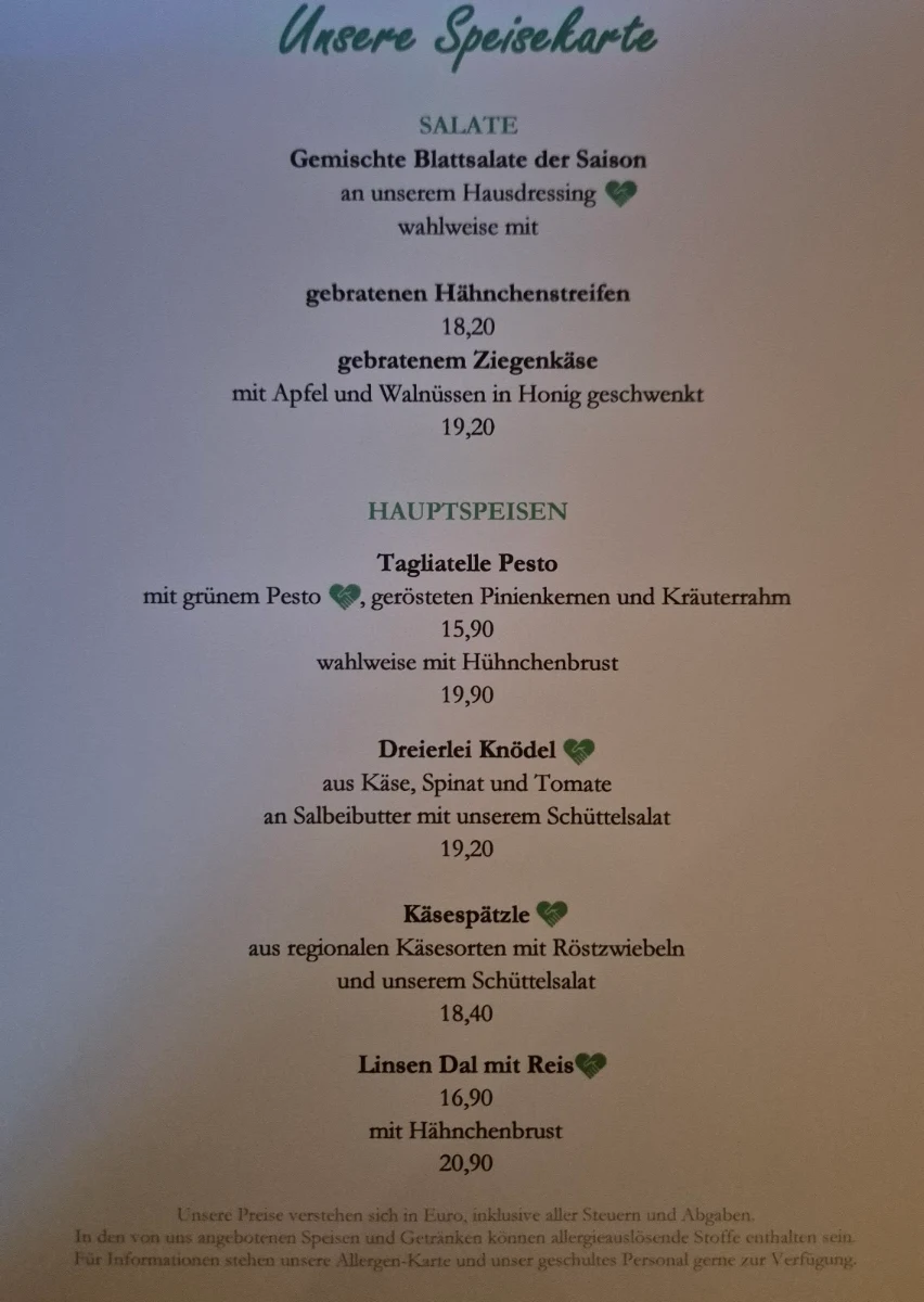 Speisekarte photo 5