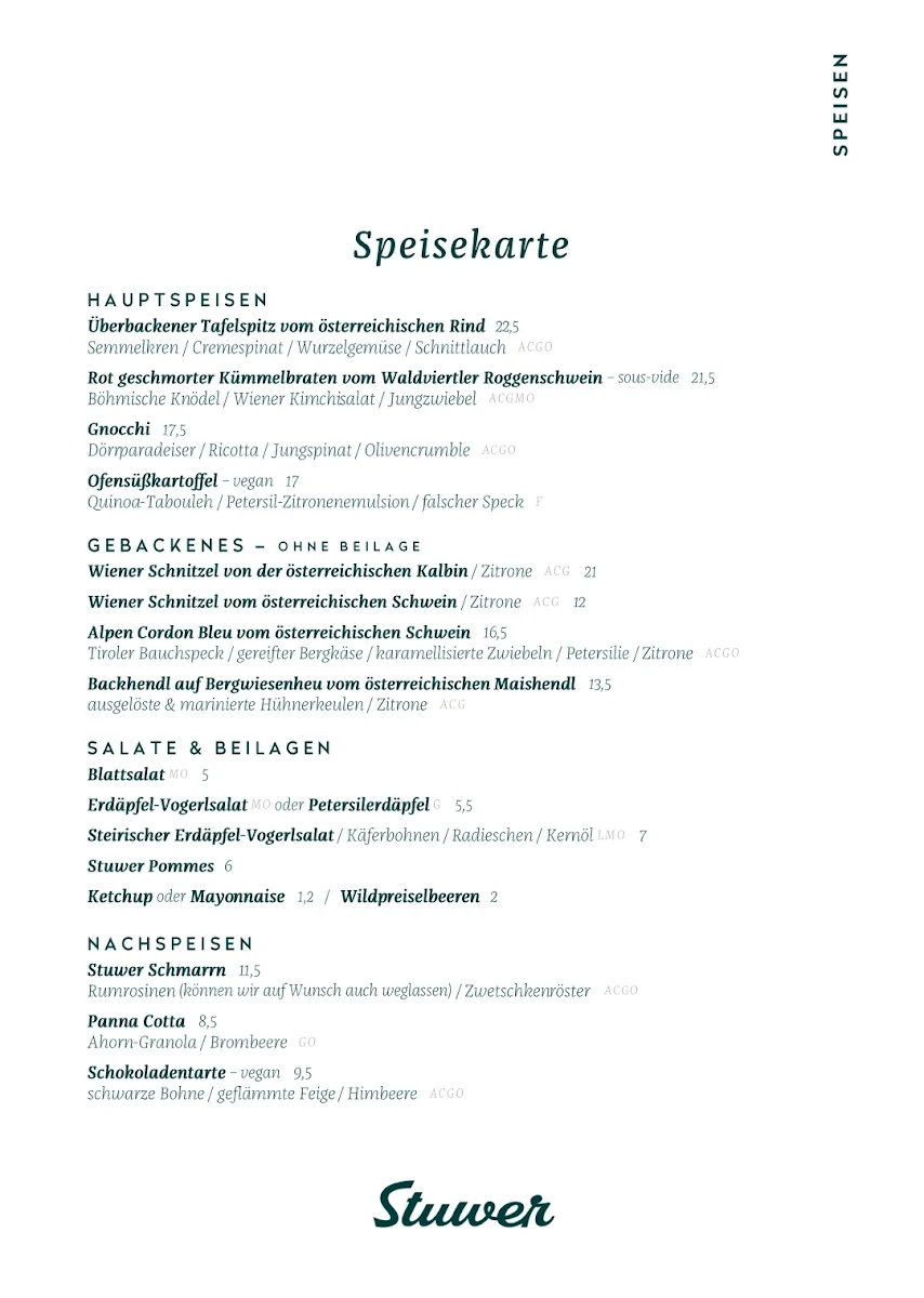 Speisekarte photo 2