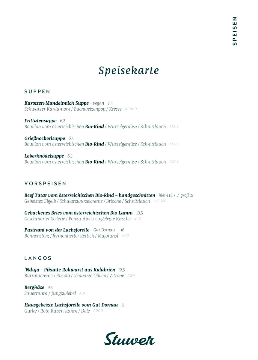 Speisekarte photo 3