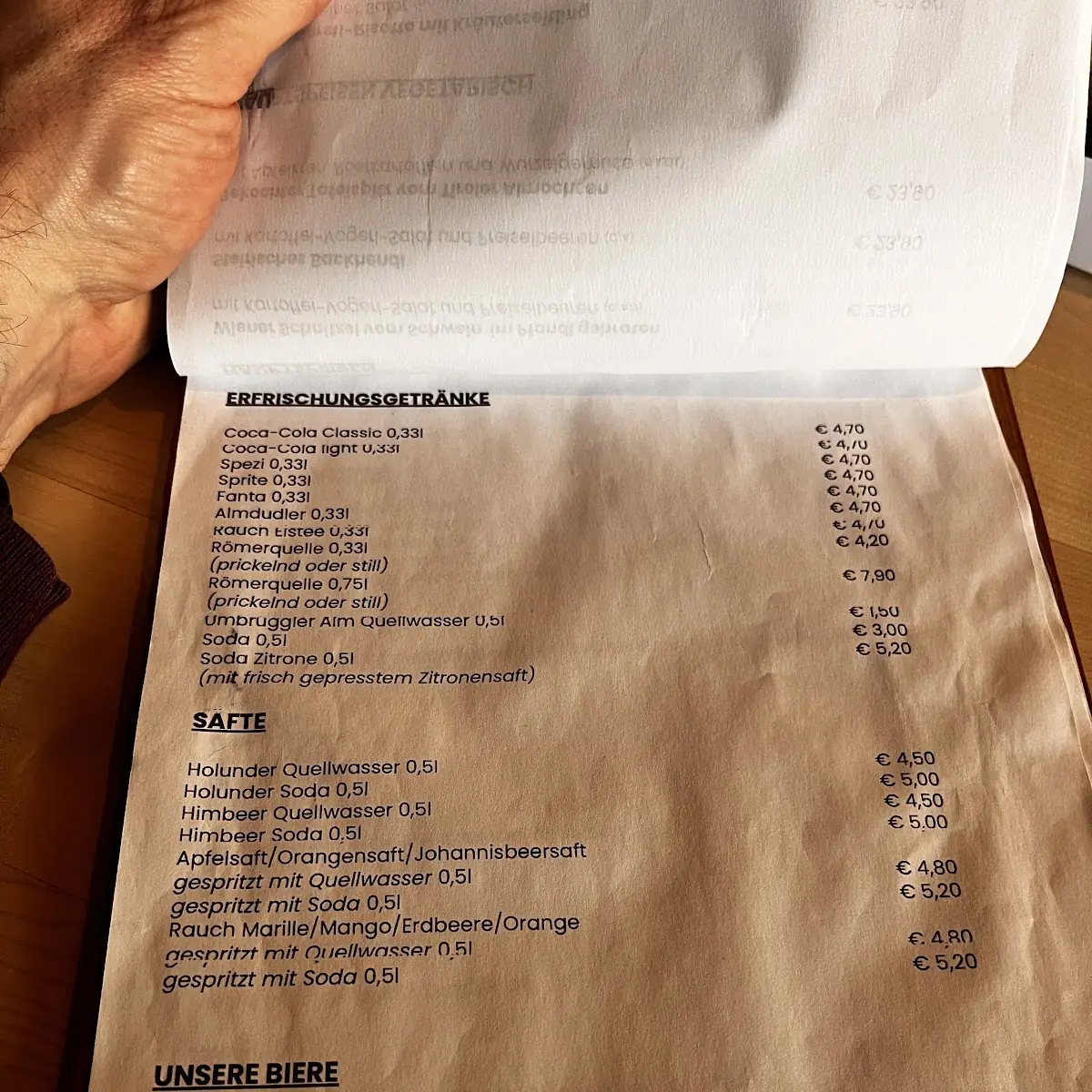 Speisekarte photo 3