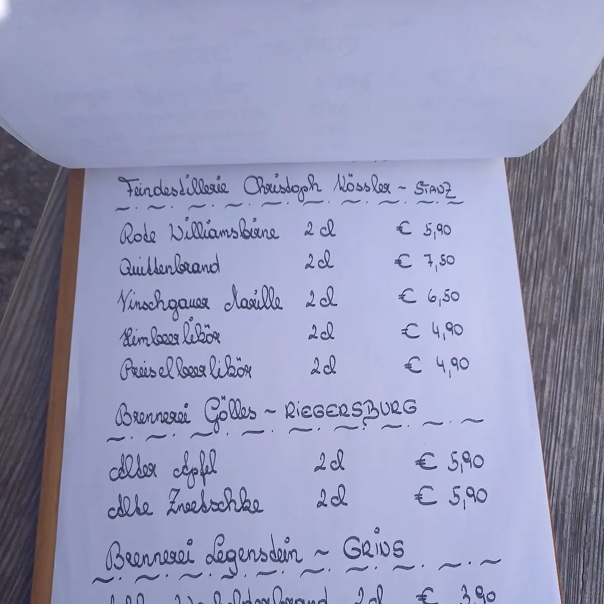 Speisekarte photo 8
