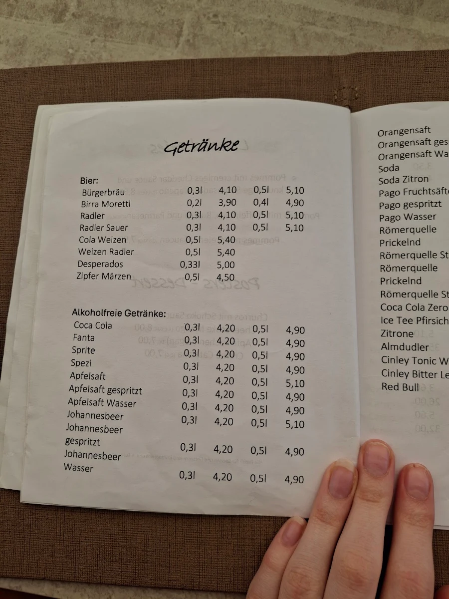 Speisekarte photo 1