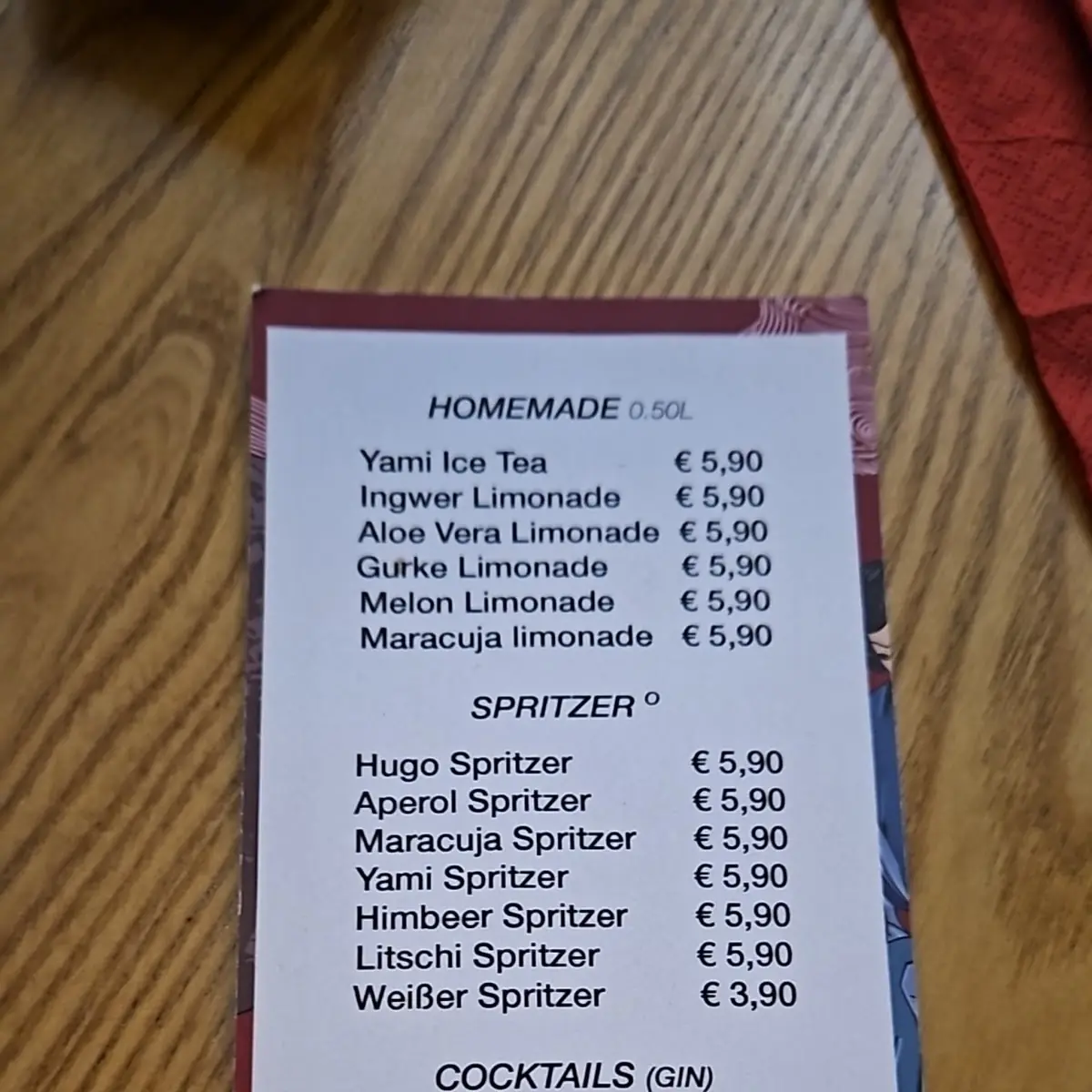 Speisekarte photo 7