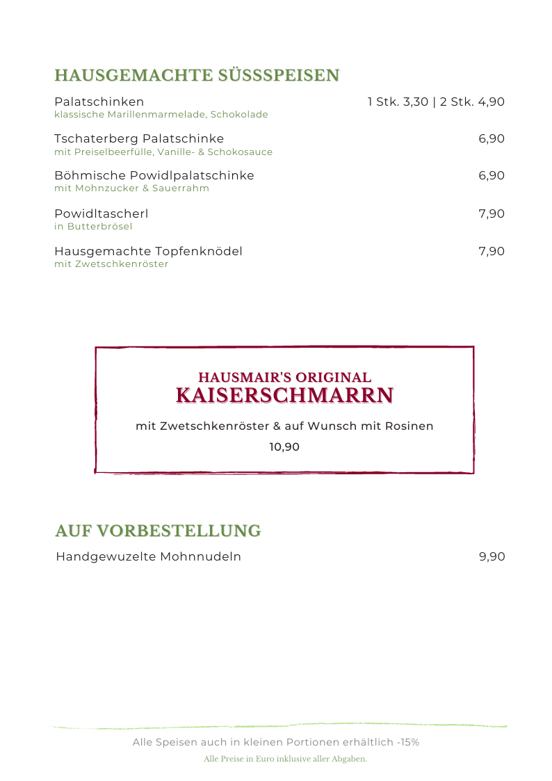 Speisekarte photo 3