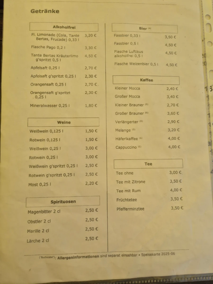 Speisekarte photo 3