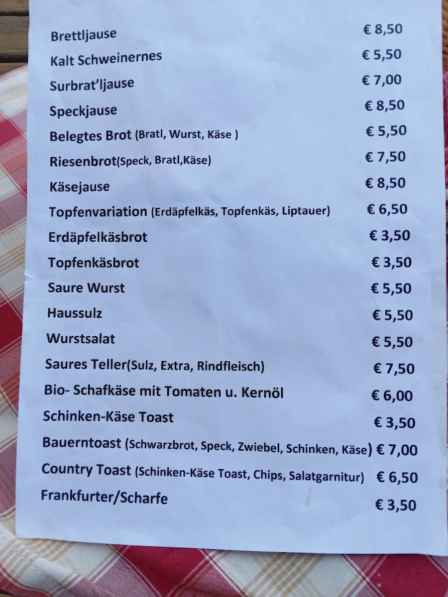 Speisekarte photo 1
