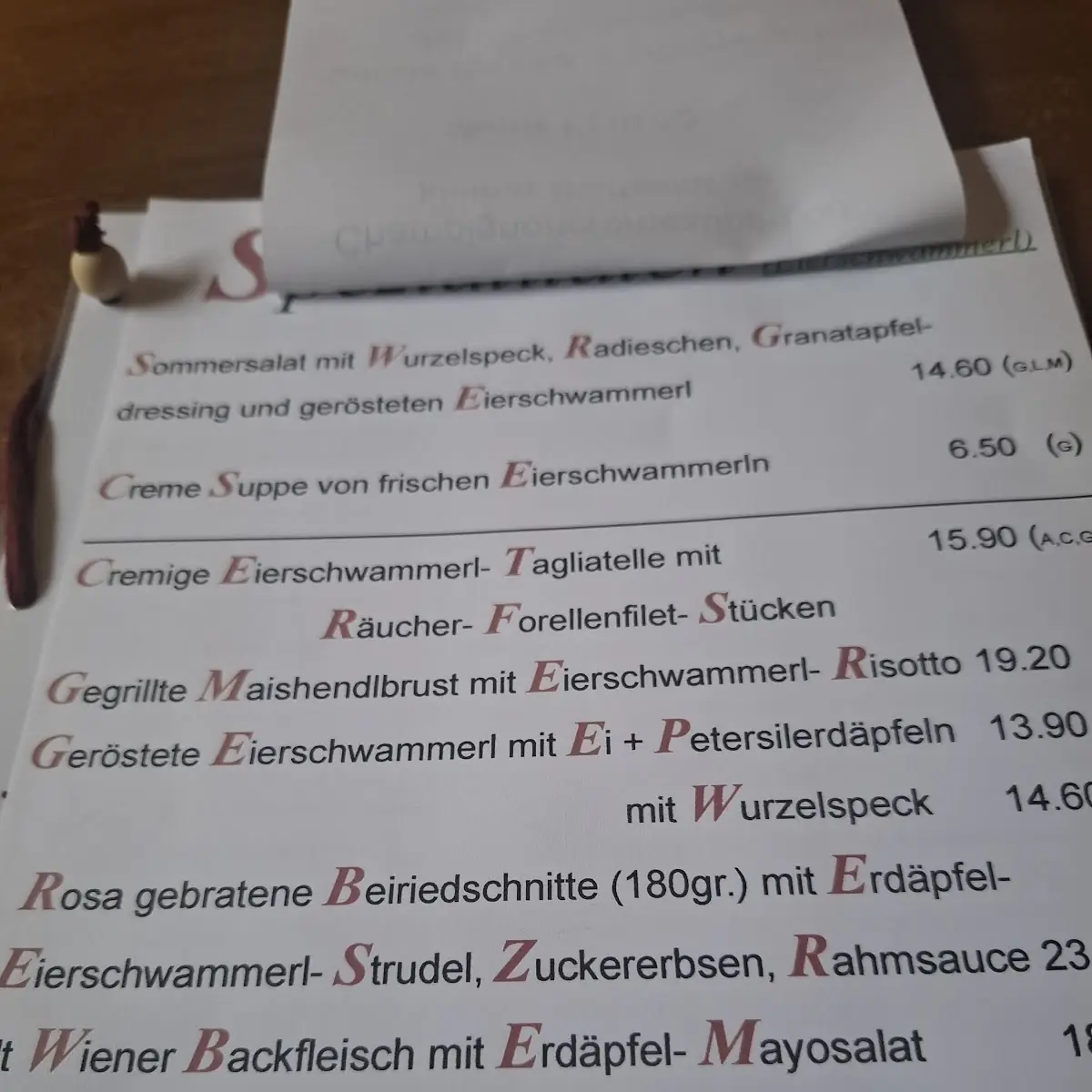 Speisekarte photo 8
