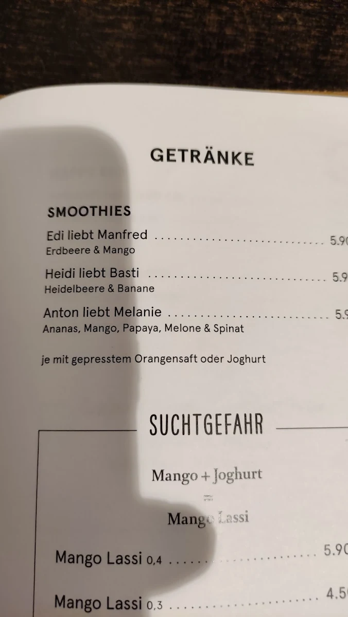 Speisekarte photo 2