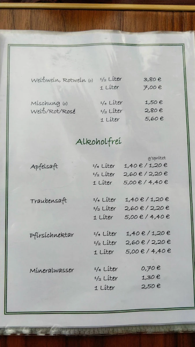 Speisekarte photo 2
