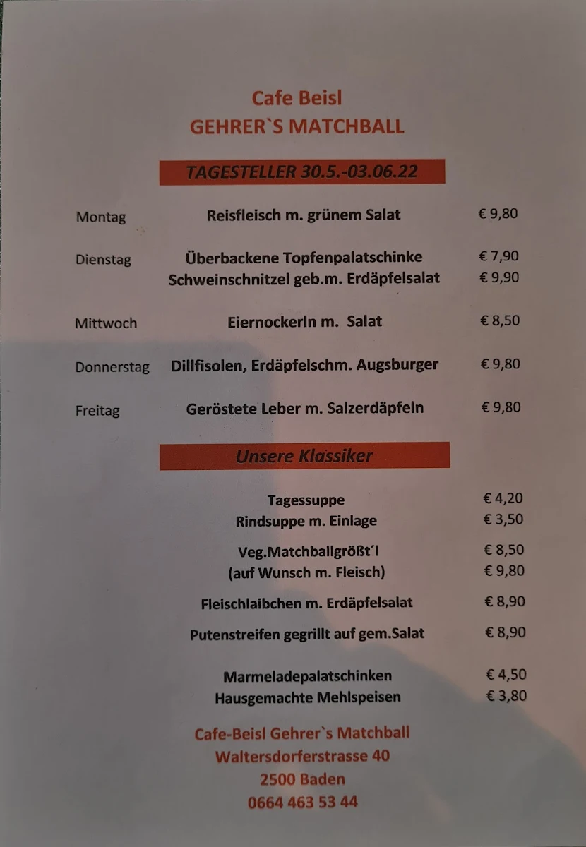 Speisekarte photo 2