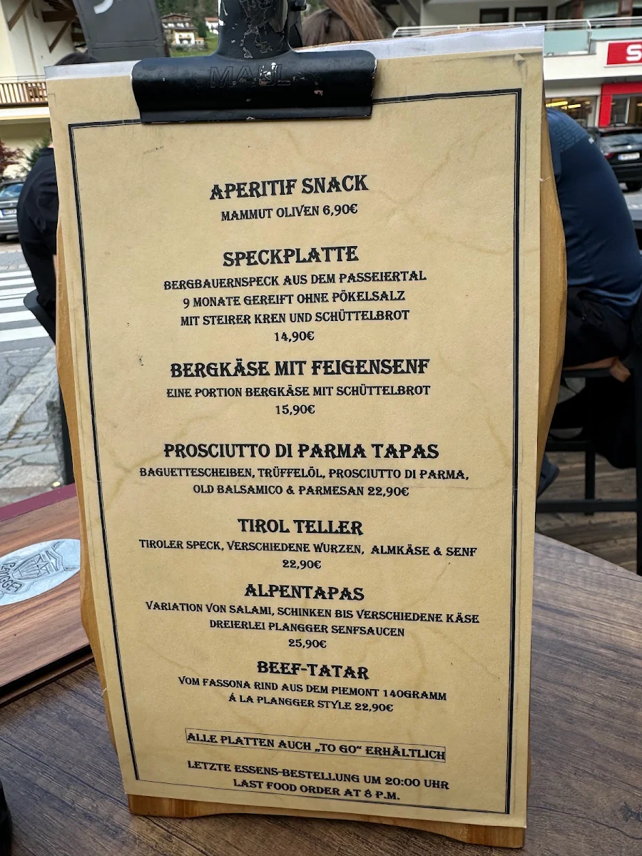 Speisekarte photo 2