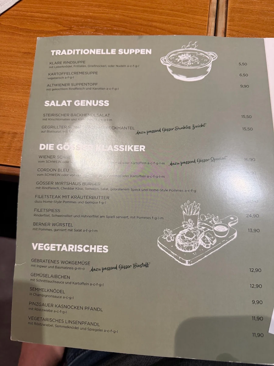 Speisekarte photo 2